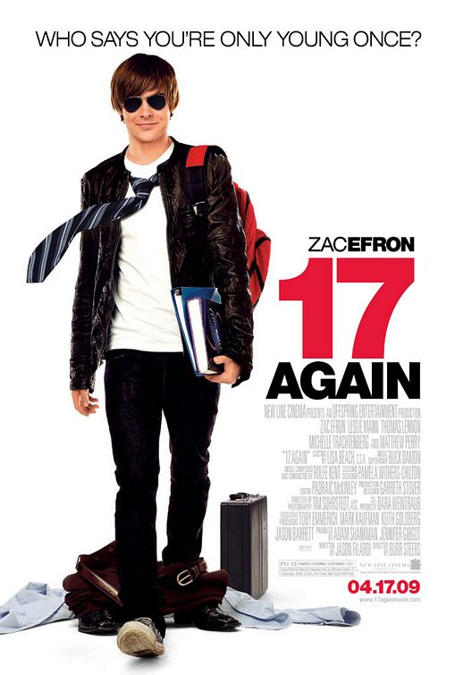 Zac Efron, 17 Again movie poster